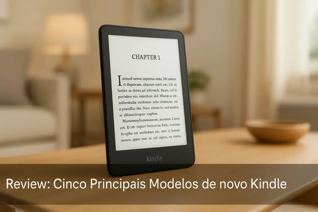 Cinco Principais Modelos de novo kindle