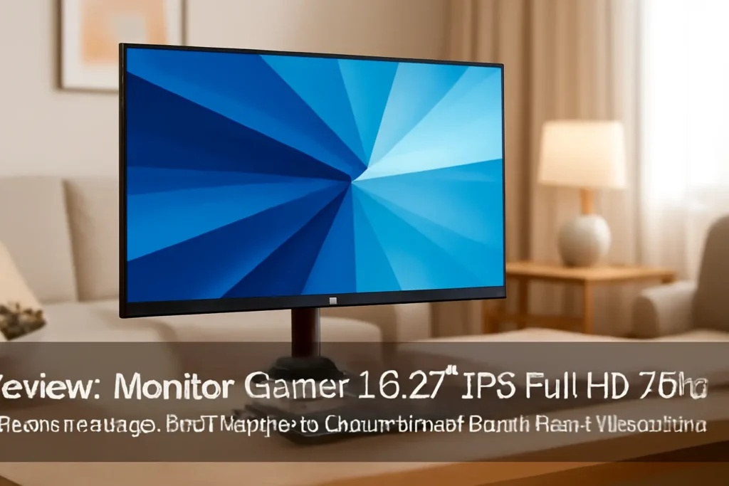 Monitor Gamer LG 27" IPS Full HD 75Hz Ajuste de Inclinação AMD FreeSync OnScreen Control Bordas Finas – 27MP400-B.AWZM