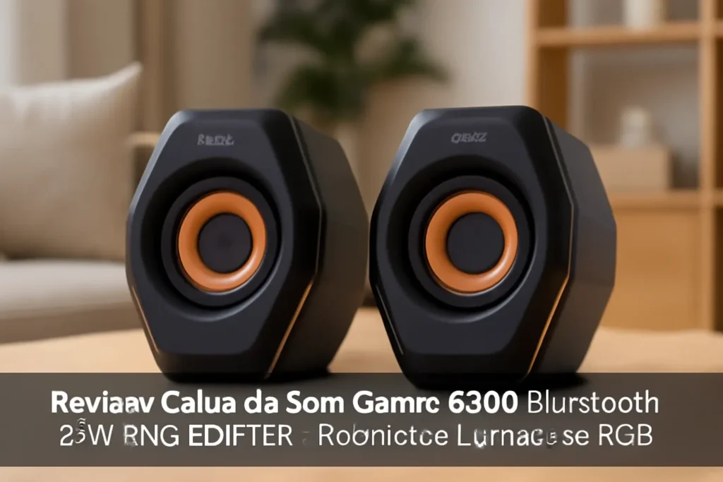 Caixa de Som Gamer G2000 Bluetooth 32W RMS EDIFIER - Potência e Iluminação RGB