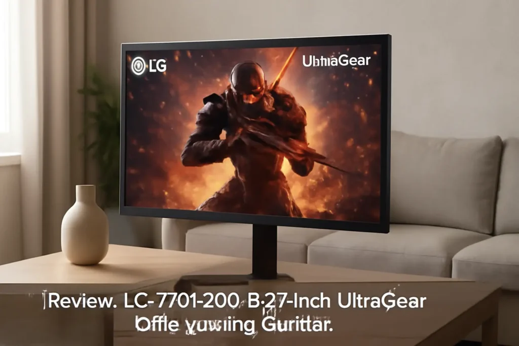 LG 27GN800-B 27 Polegadas Ultragear QHD Monitor de Jogos IPS