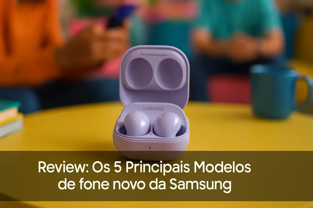 Os 5 Principais Modelos de fone novo da Samsung