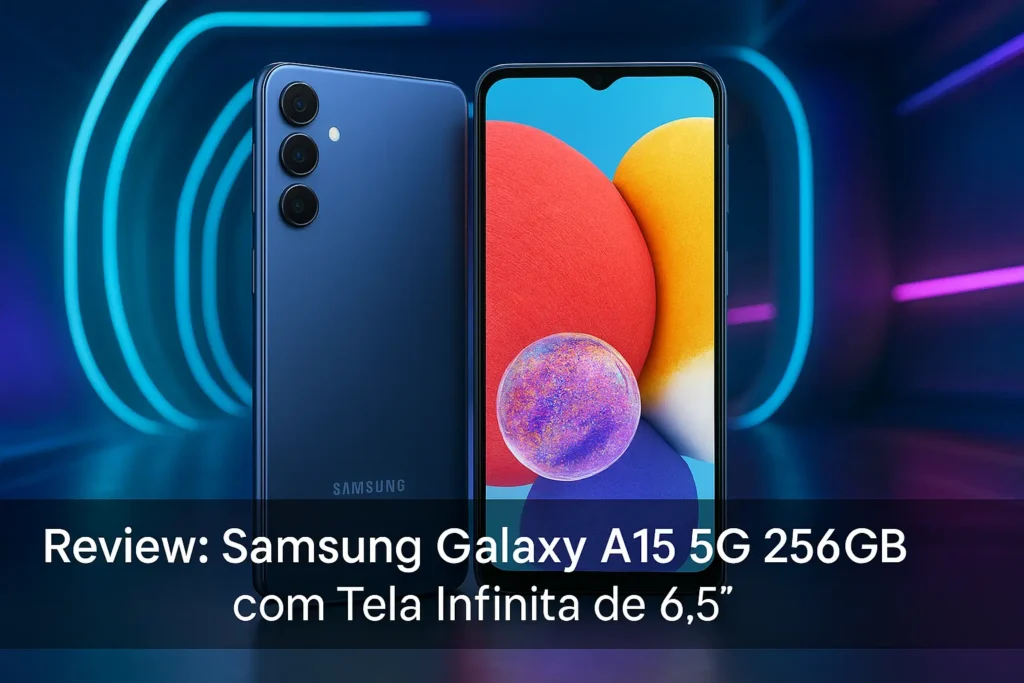 Samsung Galaxy A15 5G 256GB com Tela Infinita de 6.5"