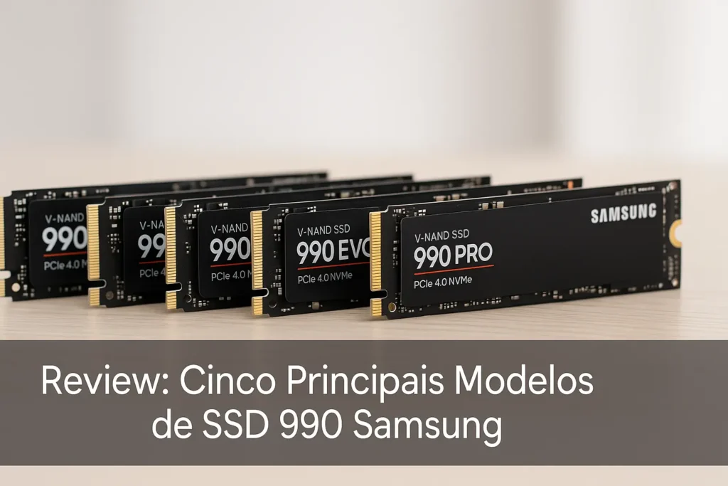 Cinco Principais Modelos de SSD 990 Samsung