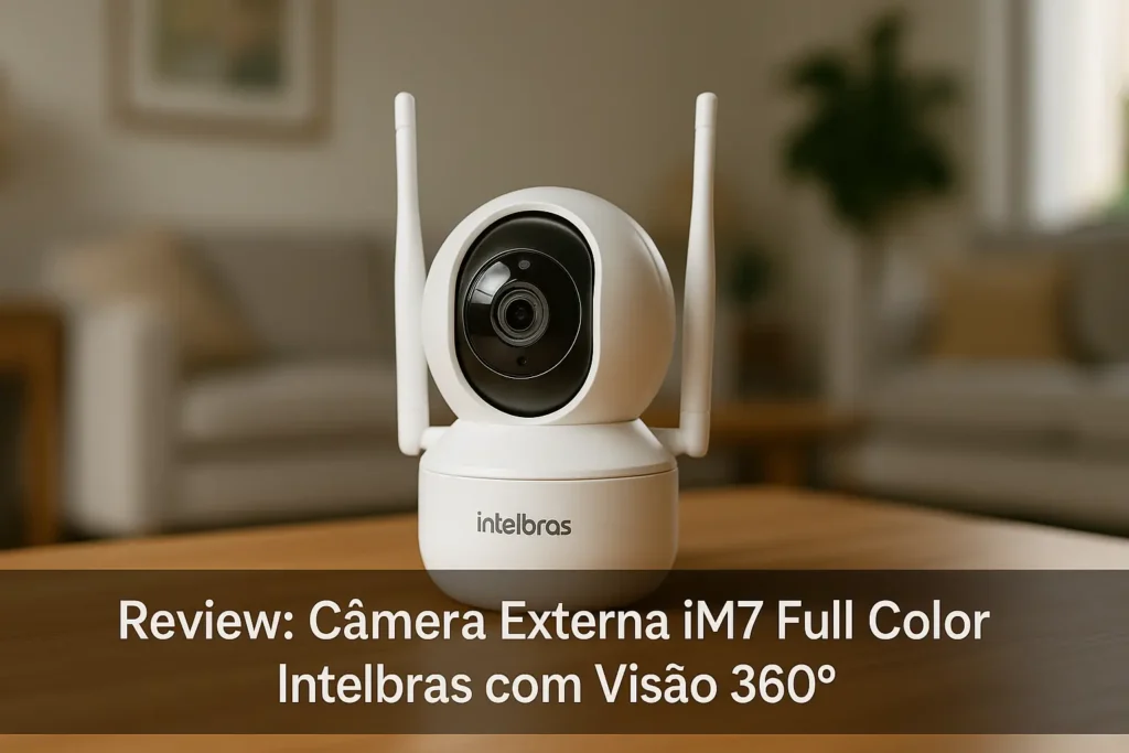 Câmera Externa iM7 Full Color Intelbras com Visão 360°