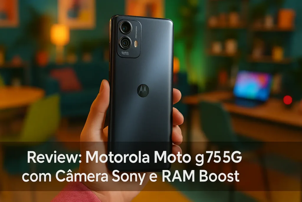 Motorola Moto g75 5G com Câmera Sony e RAM Boost