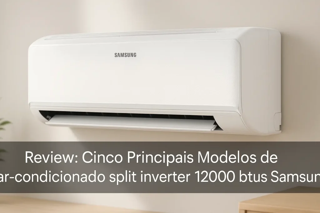 Cinco Principais Modelos de ar-condicionado split inverter 12000 btus Samsung