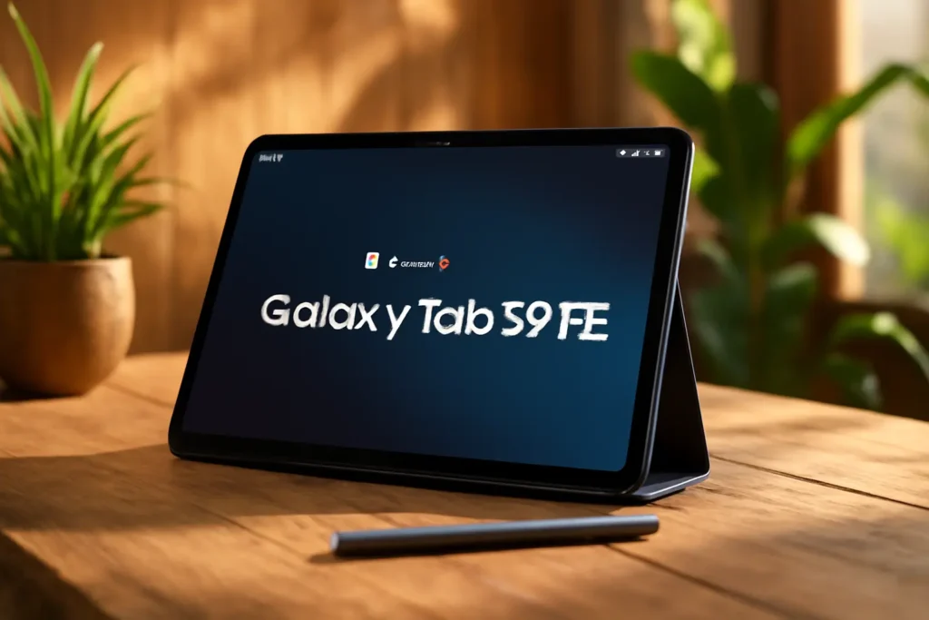 Galaxy Tab S9 FE: 10.9" Tela, 128 GB e 6 GB RAM