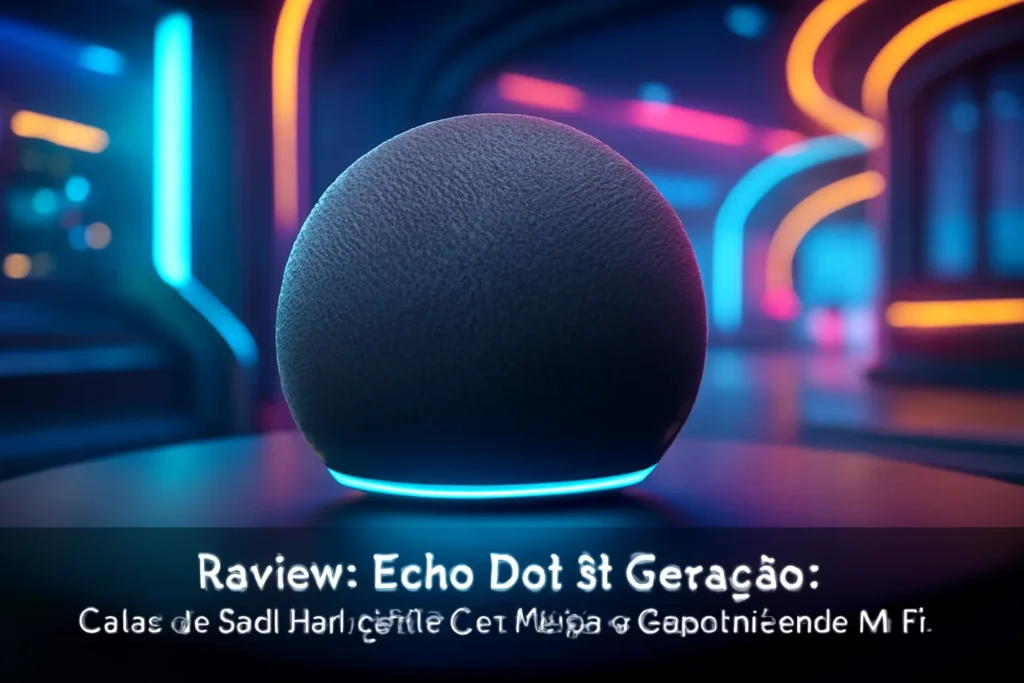 Echo Dot 5ª Geração: Caixa de Som Inteligente com Alexa e Conectividade Wi-Fi