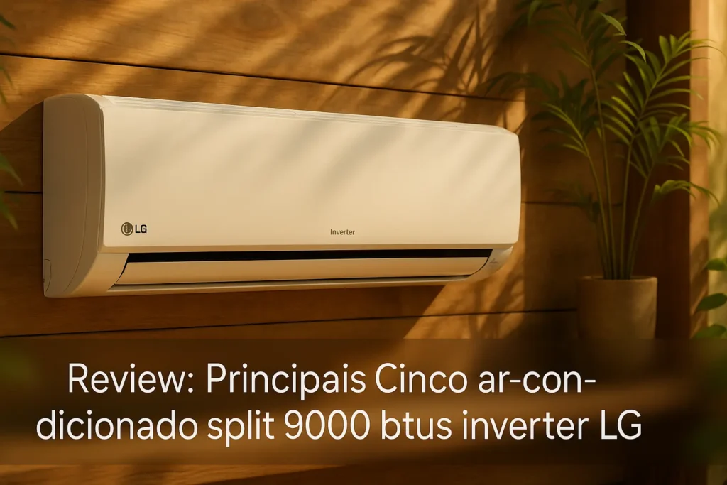Principais Cinco ar-condicionado split 9000 btus inverter LG