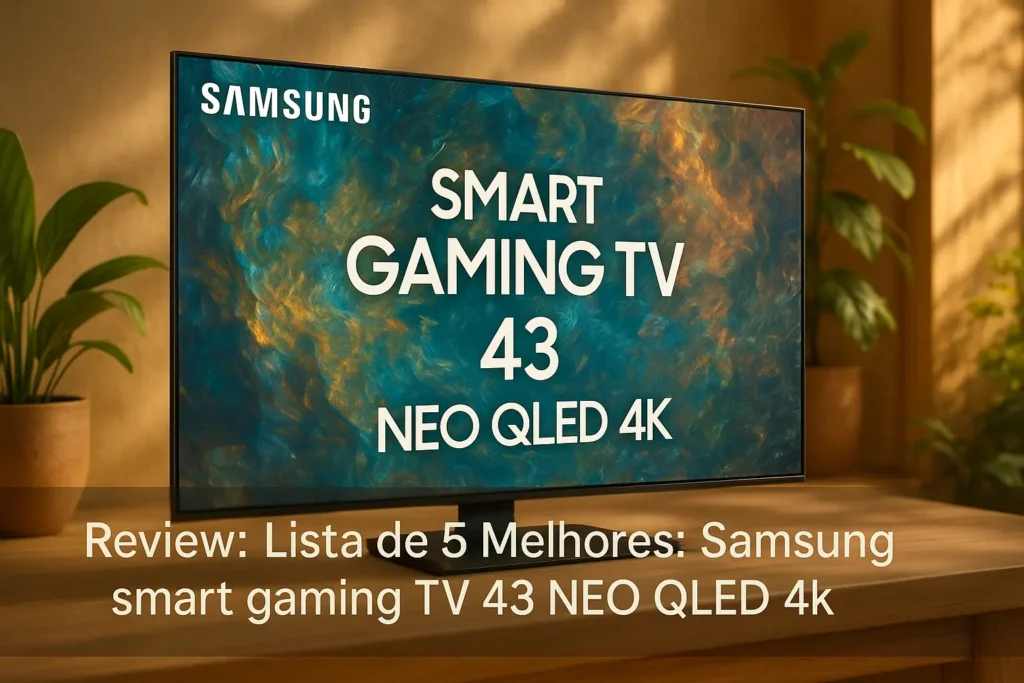 Lista de 5 Melhores: Samsung smart gaming TV 43 NEO QLED 4k