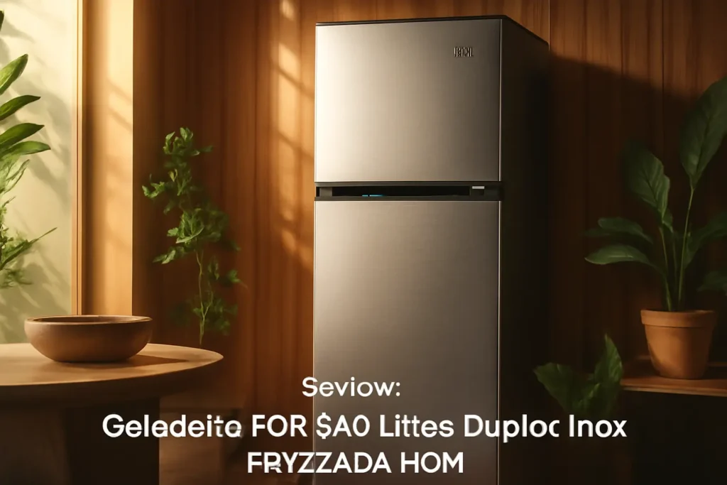 Geladeira EOS 240 Litros Duplex Inox ERV270DS 110V: Eficiente e Prática para Sua Casa