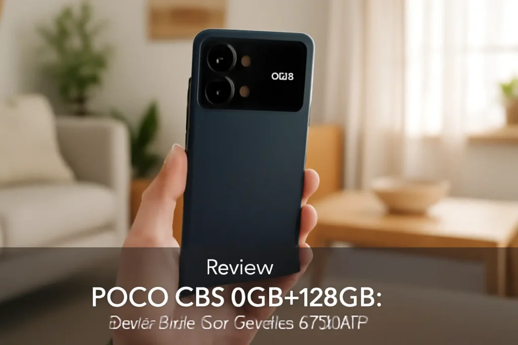 POCO C65 6GB+128GB: Desempenho e Câmera de 50MP