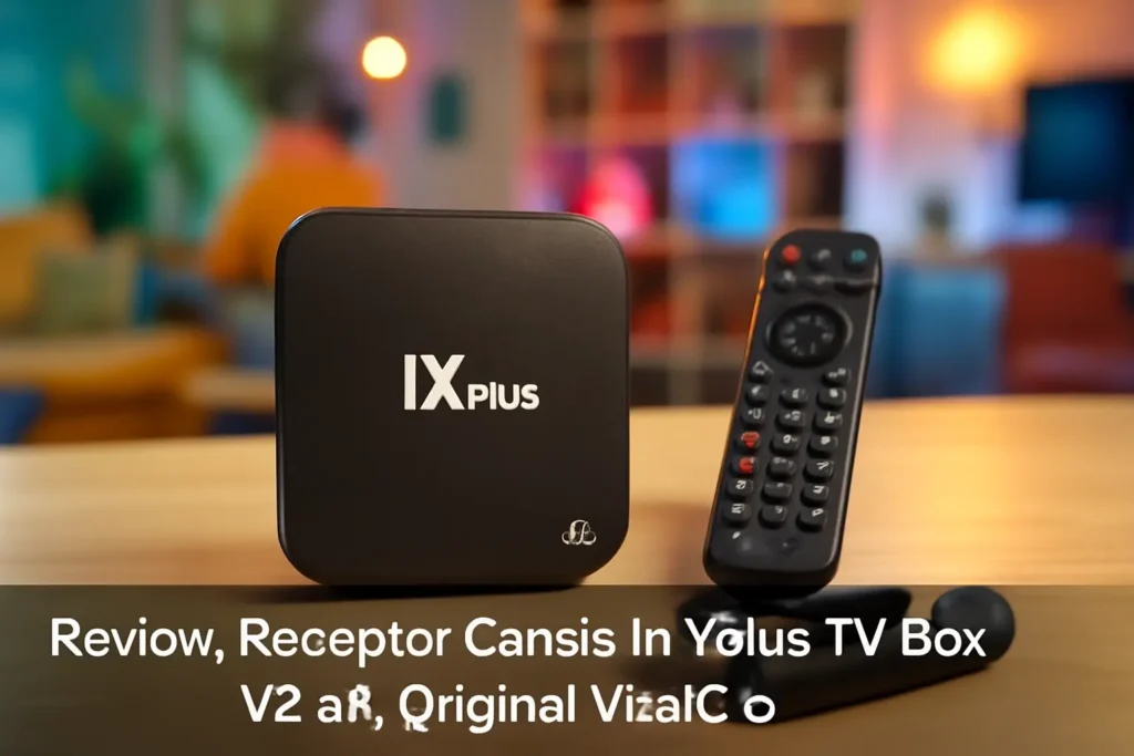 Receptor Canais In Xplus TV Box V3 4K Original Vitalício