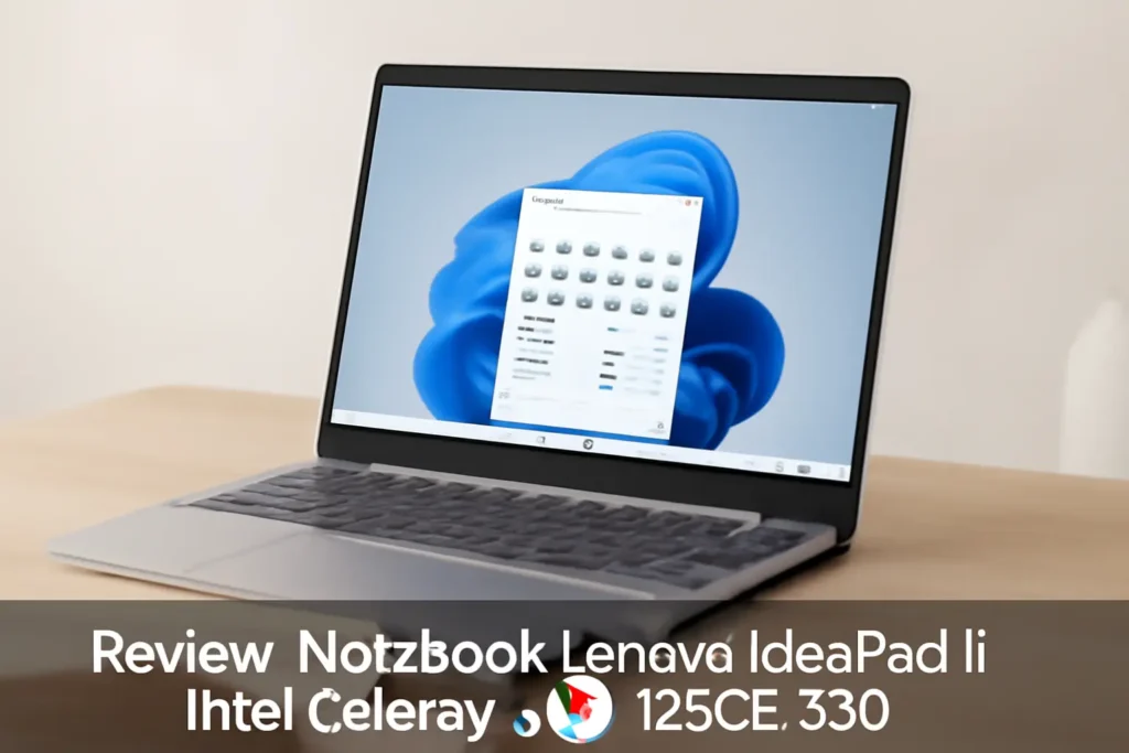 Notebook Lenovo IdeaPad 1i Intel Celeron 4GB 128GB SSD