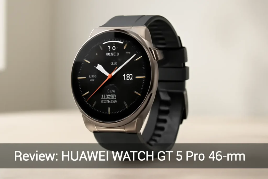 HUAWEI WATCH GT 5 Pro 46mm: Monitoramento Esportivo, Bateria de Longa Duração e Design Premium