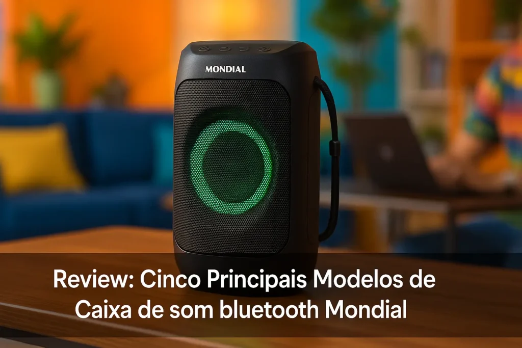Cinco Principais Modelos de Caixa de som bluetooth Mondial
