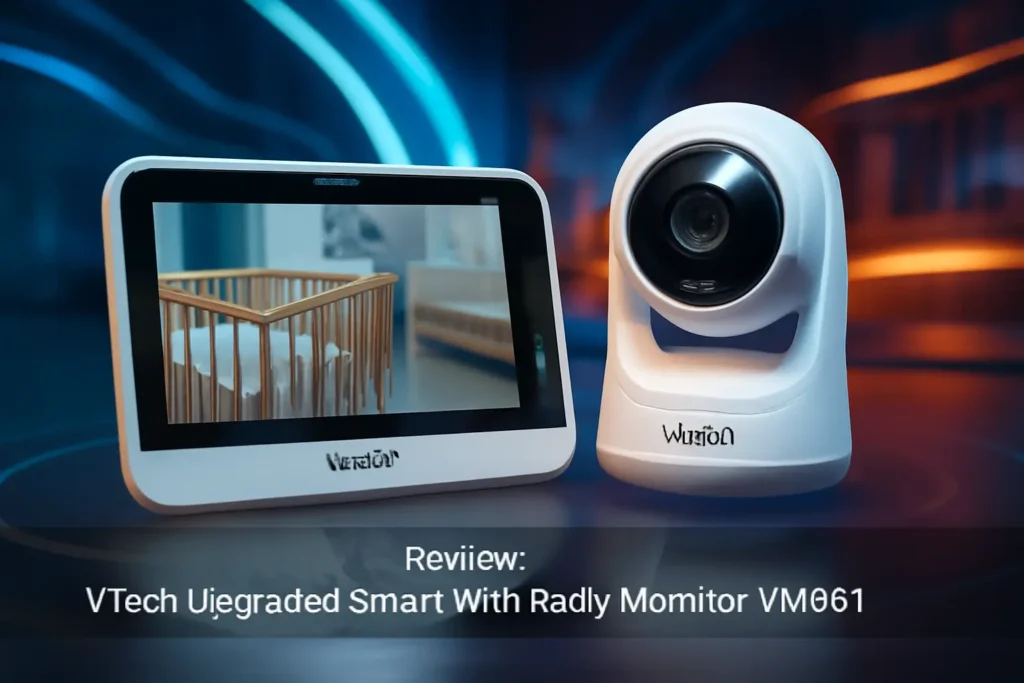 VTech Upgraded Smart WiFi Baby Monitor VM901: 5-inch Display, 1080p Camera