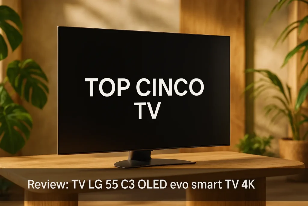 Top Cinco TV LG 55 c3 OLED EVO smart TV 4k