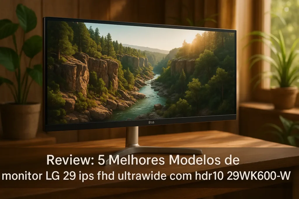 5 Melhores Modelos de monitor LG 29 ips fhd ultrawide com hdr10 29wk600-w