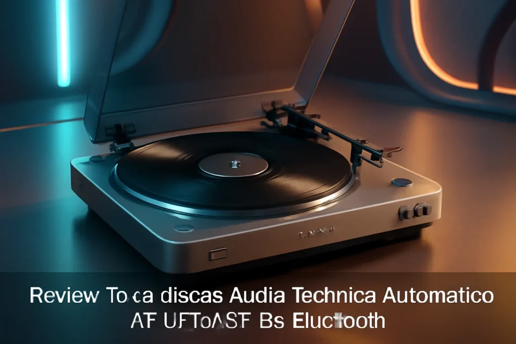Lista de 5 Melhores: toca-discos audio-technica automático at-lp70xbt-bs bluetooth