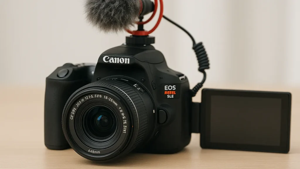 Canon EOS Rebel SL3 com Kit Criador de Conteúdo: Ideal para Vídeo em Alta Qualidade