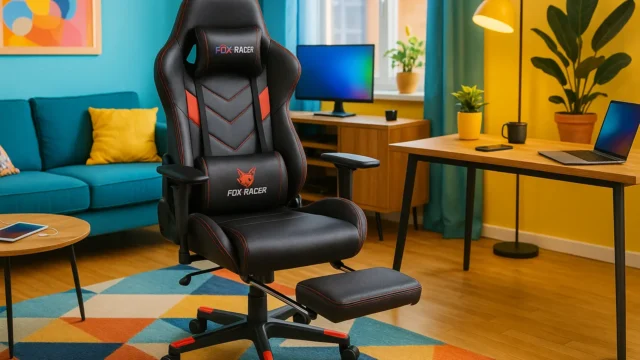 Cadeira Gamer Fox Racer Zerda com Apoio de Pé