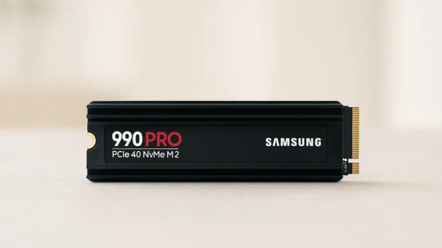 Samsung 990 PRO 1TB PCIe 4.0 NVMe M.2 com Dissipador