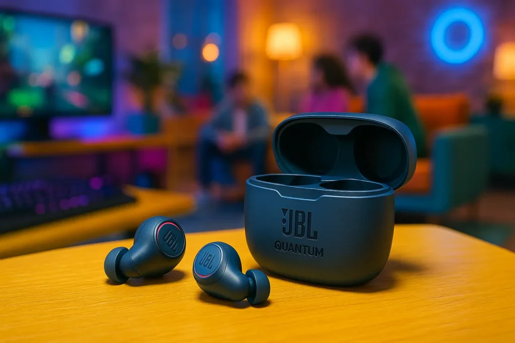 Fone JBL Quantum Air TWS: Imersão Sem Fios para Gamers