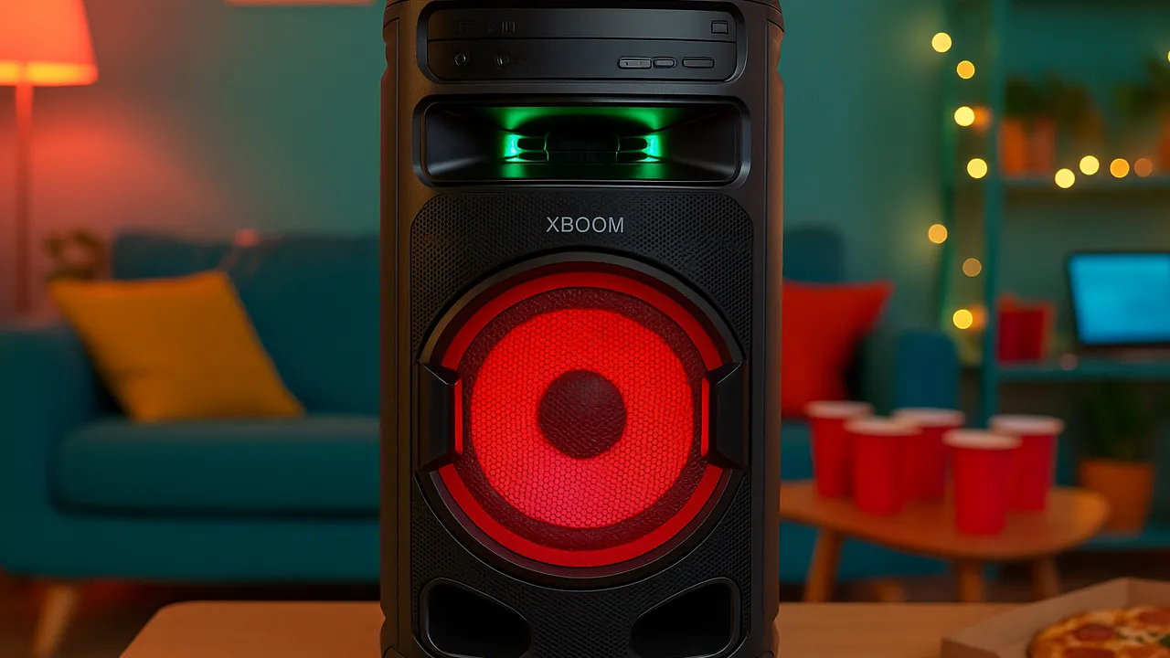 LG XBOOM RNC7: Graves Potentes e Conectividade Total