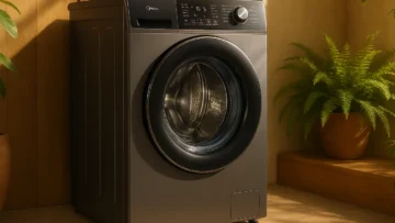 Lavadora Midea HealthGuard Smart 11kg Titanium