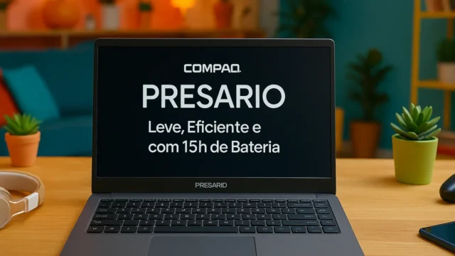 Compaq Presario 5110: Leve, Eficiente e com 15h de Bateria