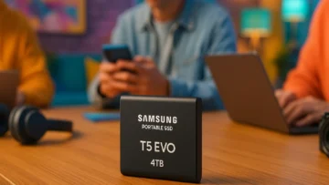 Samsung SSD portátil T5 EVO 4TB: desempenho e portabilidade para criadores
