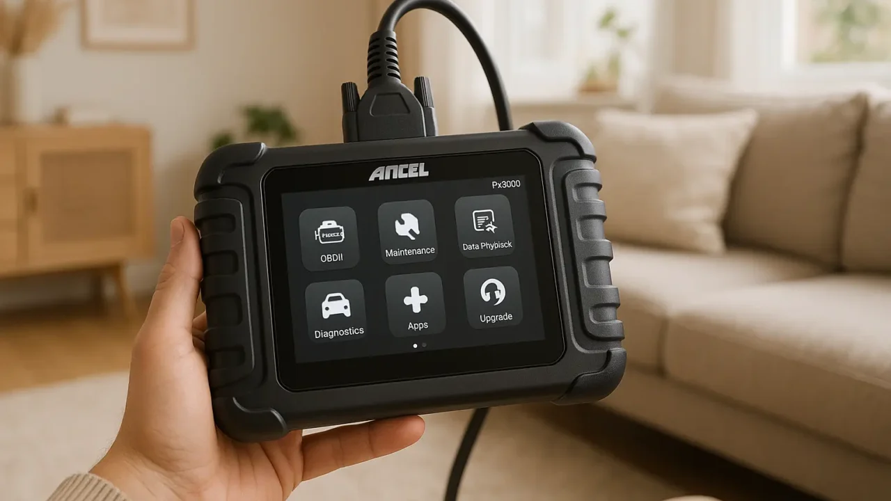ANCEL FX6000 Scanner OBD2 com Tela de 6,2” e Android
