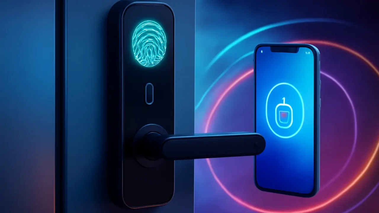 Fechadura Digital Inteligente: Desbloqueio por Biometria e App