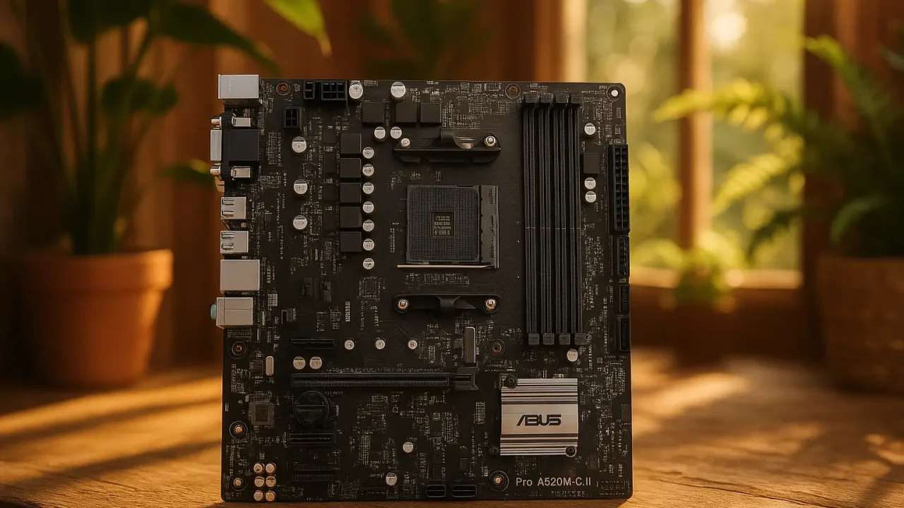ASUS Pro A520M-C II surpreende nos testes?