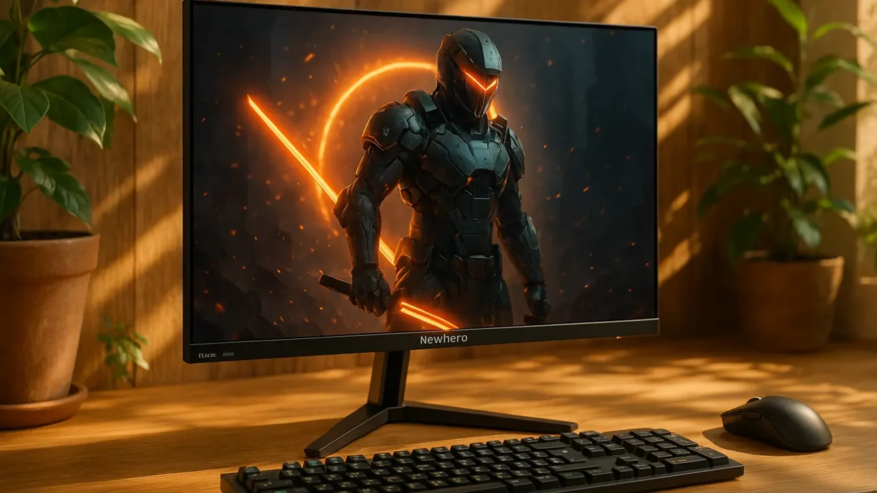 Monitor Gamer New Hero Blade 23.8" IPS com 180Hz e 1ms