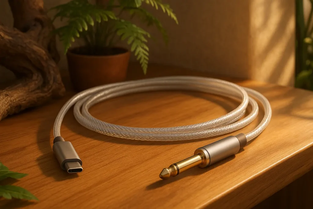 Cabo CTM Transparente 127 cm: Alta Durabilidade e Som Profissional