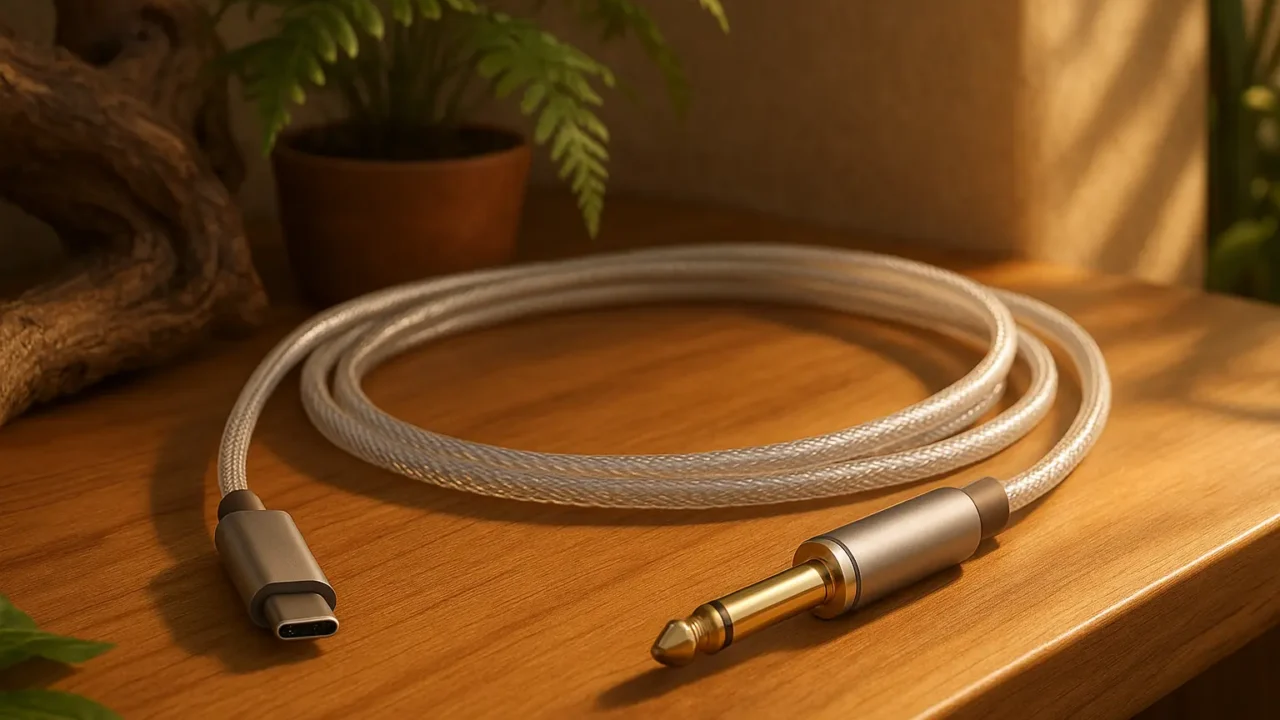 Cabo CTM Transparente 127 cm: Alta Durabilidade e Som Profissional