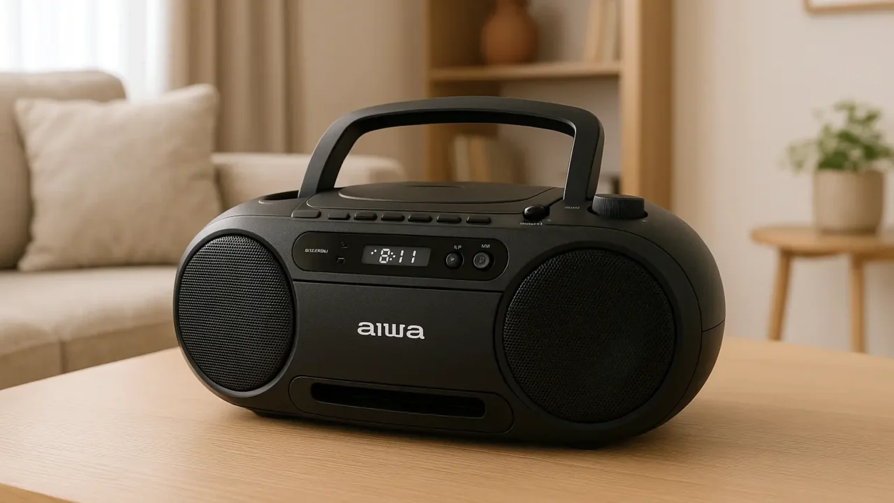 Boombox AIWA BBS-02A: vale a festa?