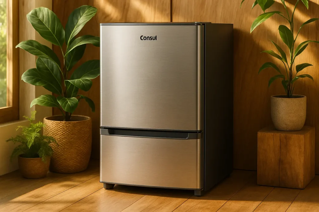 Frigobar Consul 117L com Gaveta Multiuso: compacto e eficiente