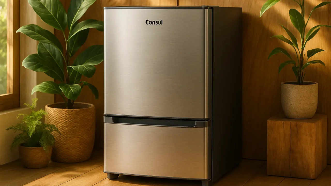 Frigobar Consul 117L com Gaveta Multiuso: compacto e eficiente