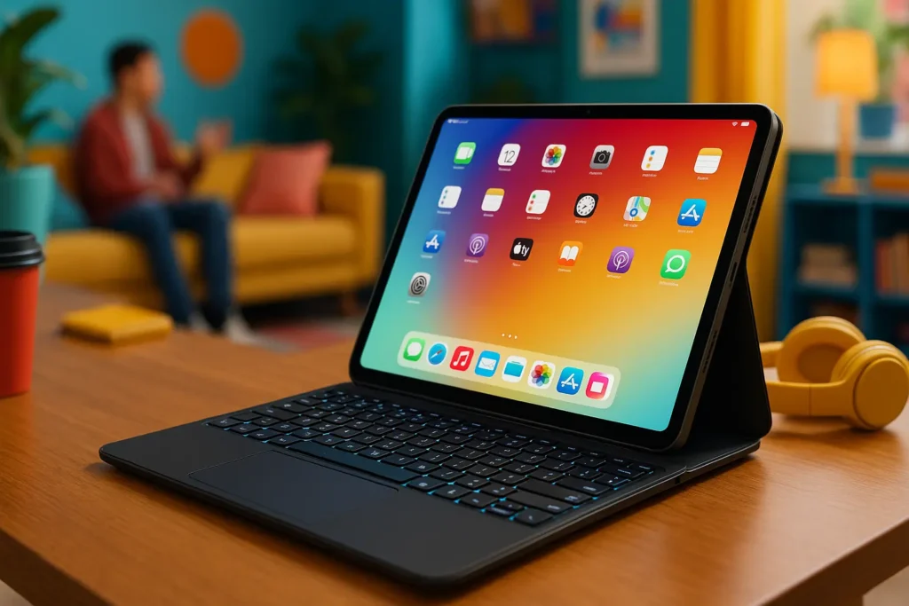 Capa Teclado Bettdow para iPad: LCD, Retroiluminação e Trackpad