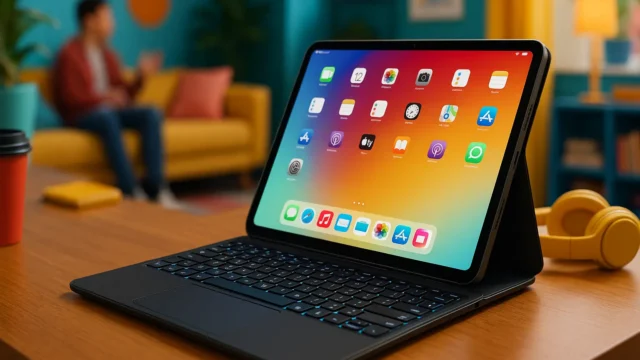 Capa Teclado Bettdow para iPad: LCD, Retroiluminação e Trackpad