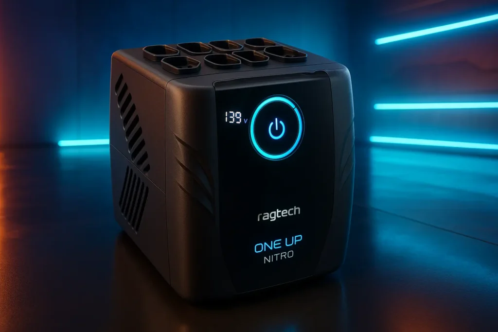 Nobreak Gamer Ragtech One Up Nitro 1000VA com 6 Tomadas