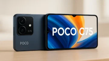 POCO C75 4G com 256GB e Tela 120Hz