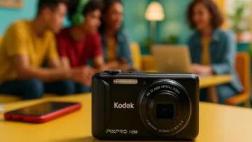 Câmera Kodak FZ55 Compacta com Zoom Óptico 5x