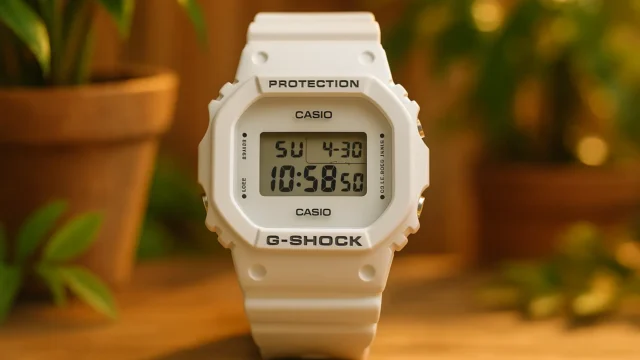 Relógio Casio G-Shock Branco DW-5600MW-7DR: estilo com resistência?