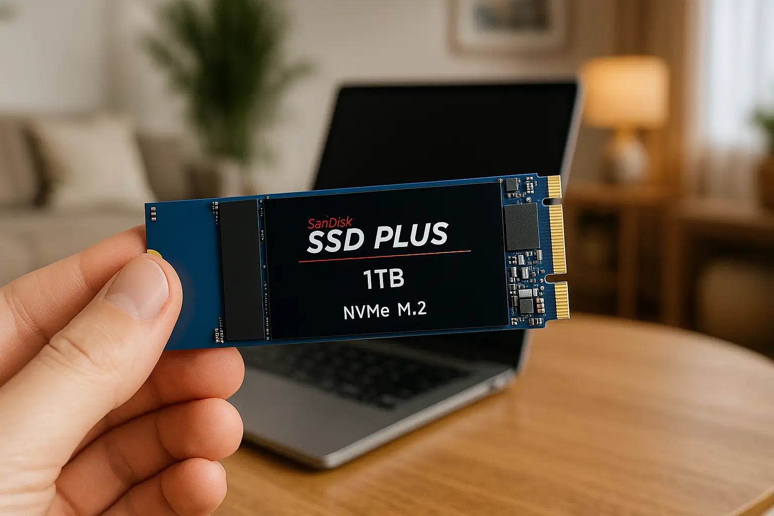 未開封 SanDisk SSD PLUS M.2 NVMe 1TB ① SSD Sandisk Plus 1TB NVMe M.2 — Alta Velocidade e Confiabilidade