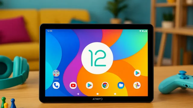 ATMPC Tablet Android 10 Polegadas: Bateria 6000mAh e Android 12