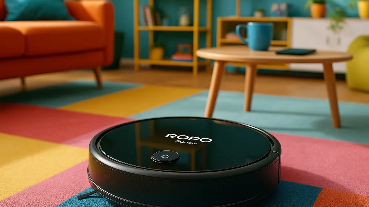 Robô Aspirador Ropo Glass 3: Limpeza com UV e Automação